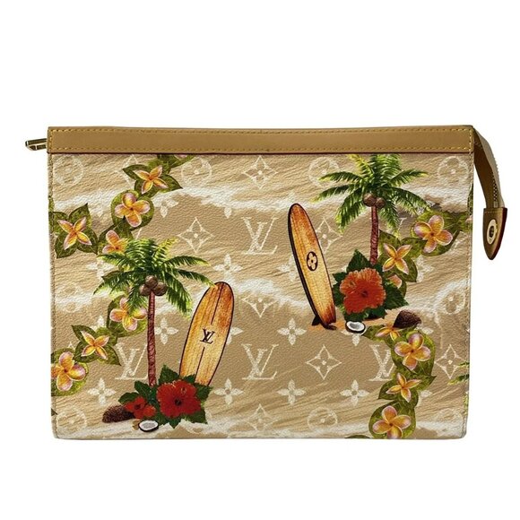 Louis Vuitton Handbags - Auth LOUIS VUITTON Pochette Voyage M83465 Sand Surfing Monogram - Clutch Bag